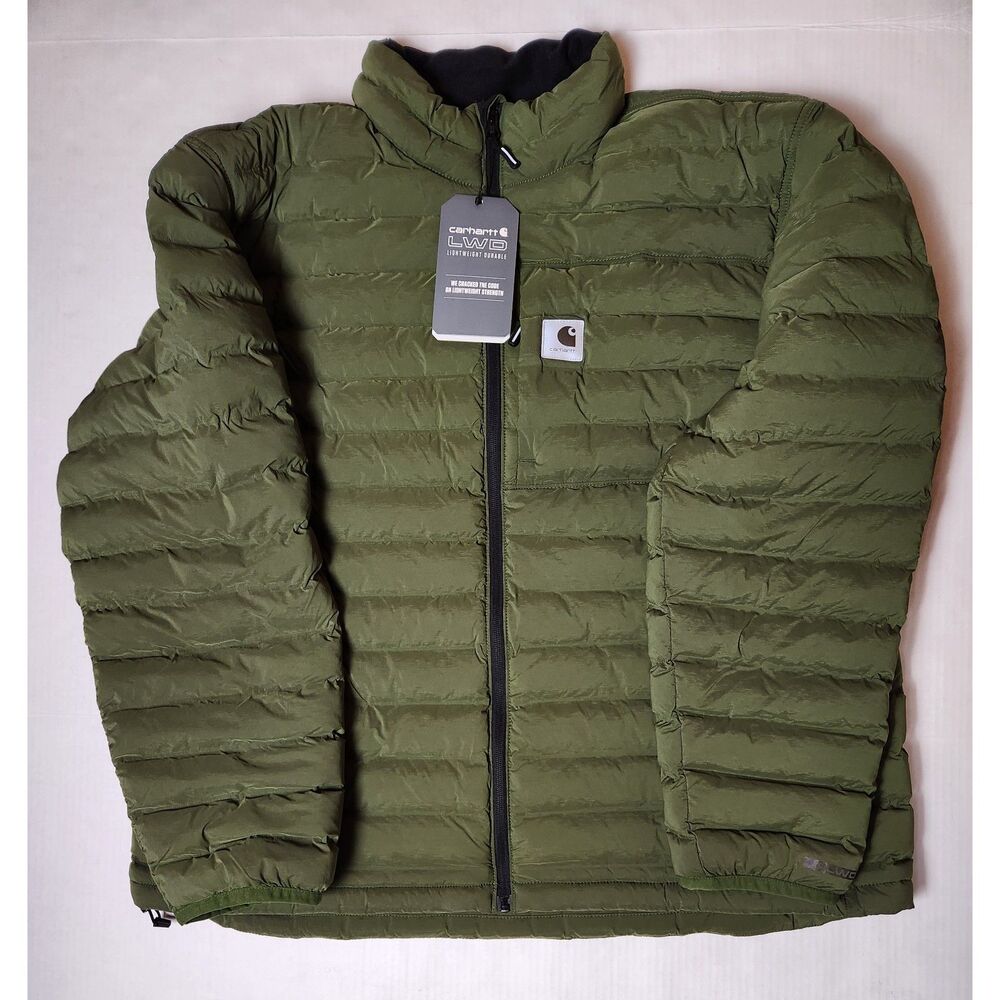 Carhartt LWD Stretch Insulated Jacket Men’s XL Chive Green